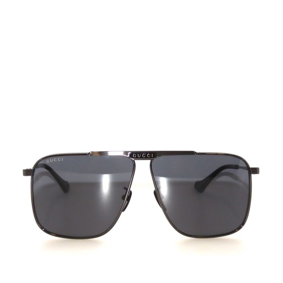 Gucci GG0840S 001 Ruthenium Gray Sunglasses 0840 - Picture 2 of 5